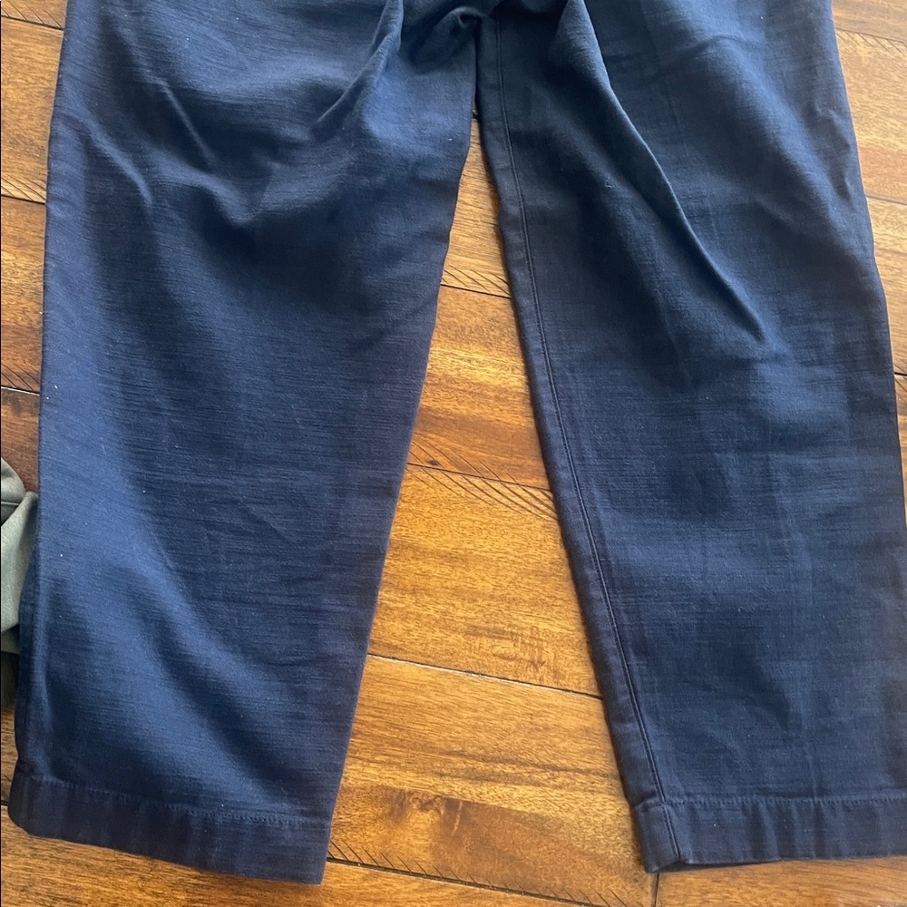 J Crew factory Cotton Camp Pants Green Blue size 28P - Picture 14 of 16